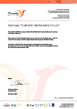 WORKSAFE STATEMENT